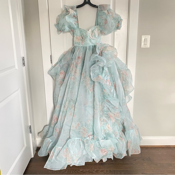 Selkie Mint Julep Bloom Gown Sz XS NWT - Picture 3 of 7